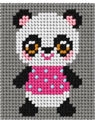 Children's Canvas Kit - My Panda Friend