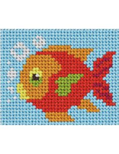 Children's canvas kit - The goldfish