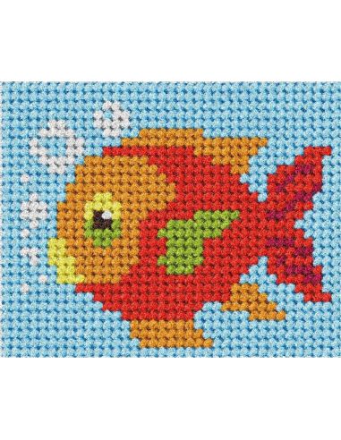 Children's canvas kit - The goldfish