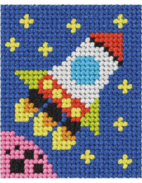 Children's Canvas Kit - The Rocket