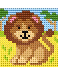 Children's canvas kit - The lion