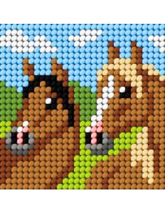 Children's Canvas Kit - The 2 Horses