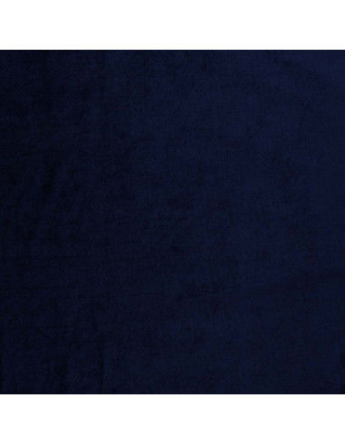Stretch velvet fabric - Navy blue