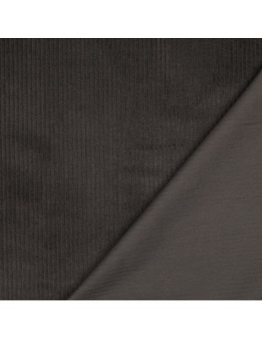 Cotton corduroy fabric - Brown