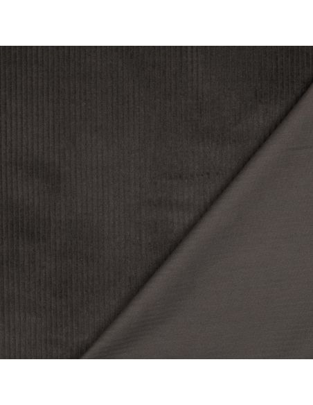 Cotton corduroy fabric - Brown