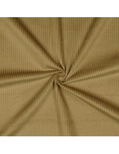 Cotton corduroy fabric - Old gold
