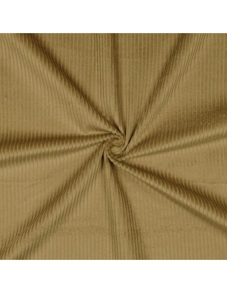 Cotton corduroy fabric - Old gold