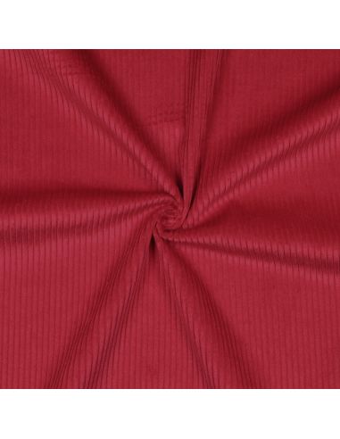 Cotton corduroy fabric - Red