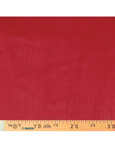 Cotton corduroy fabric - Red