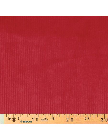 Cotton corduroy fabric - Red