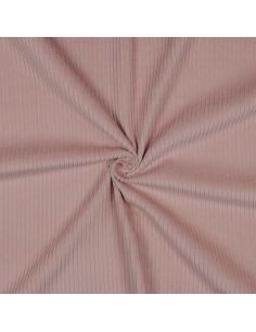 Corduroy cotton fabric - Old pink