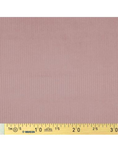 Corduroy cotton fabric - Old pink