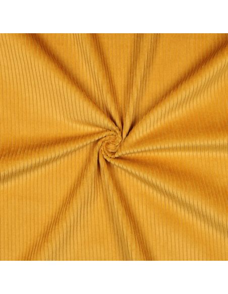 Cotton corduroy fabric - Yellow