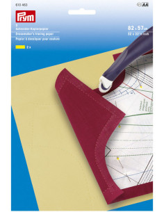 Yellow tracing paper for sewing