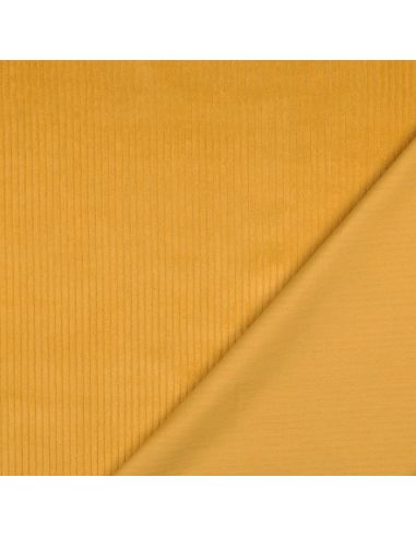 Cotton corduroy fabric - Yellow