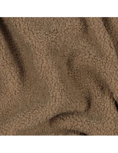 Double-sided Teddy fleece fabric - Mocha