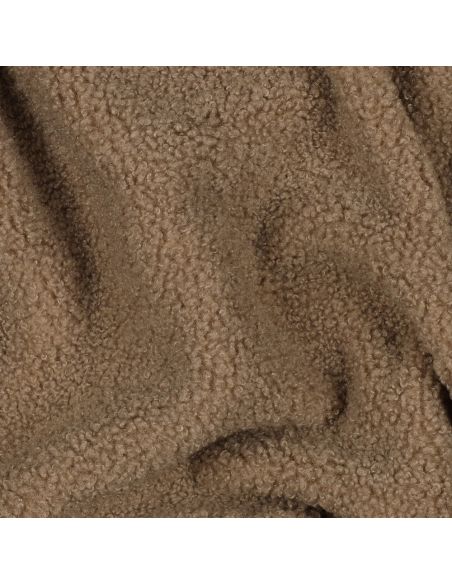 Double-sided Teddy fleece fabric - Mocha