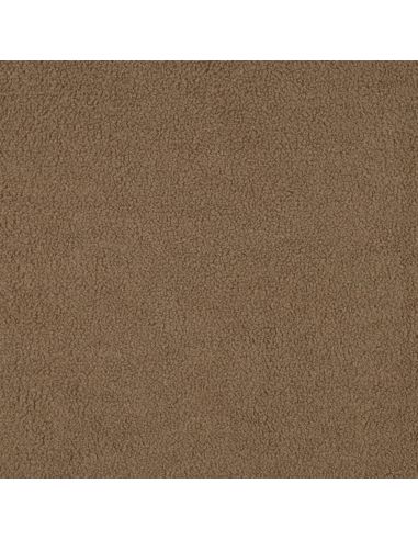 Double-sided Teddy fleece fabric - Mocha