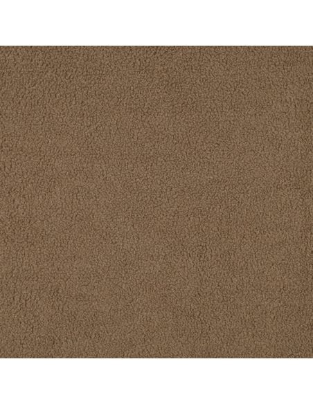 Double-sided Teddy fleece fabric - Mocha
