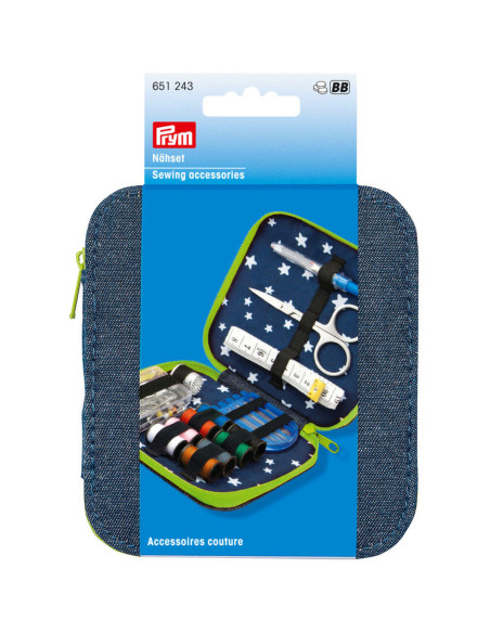 Sewing kit - Jeans with green zipper