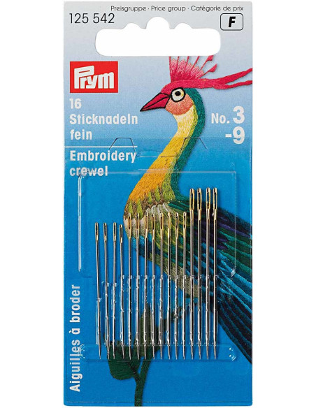 Embroidery needles - Assorted