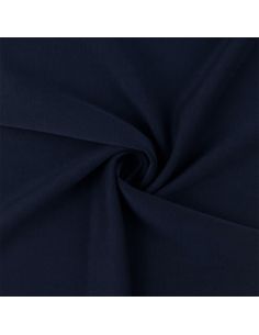 Scuba fabric with peach skin effect - Navy blue