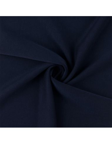 Scuba fabric with peach skin effect - Navy blue