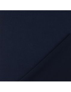 Scuba fabric with peach skin effect - Navy blue 2