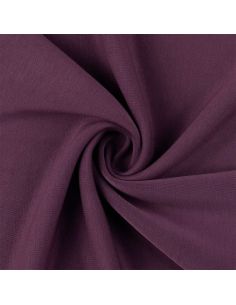 Scuba fabric with peach skin effect - Dark mauve