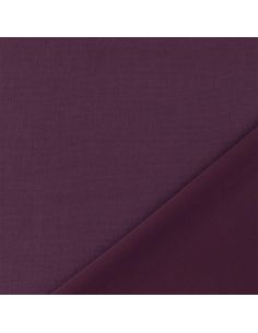 Scuba fabric with peach skin effect - Dark mauve 2