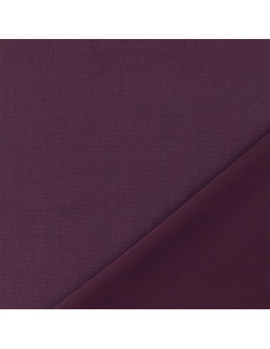 Scuba fabric with peach skin effect - Dark mauve