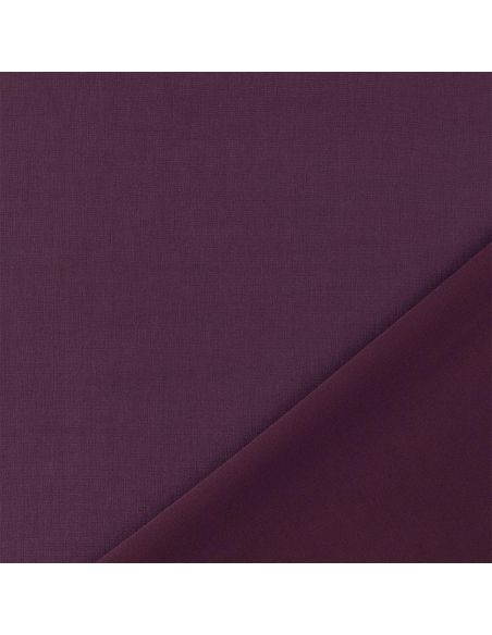 Scuba fabric with peach skin effect - Dark mauve