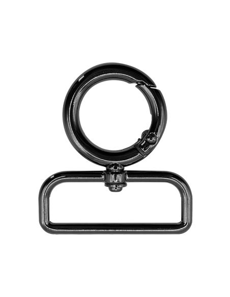 Round swivel snap hook - Rifle barrel 40 x 20 mm