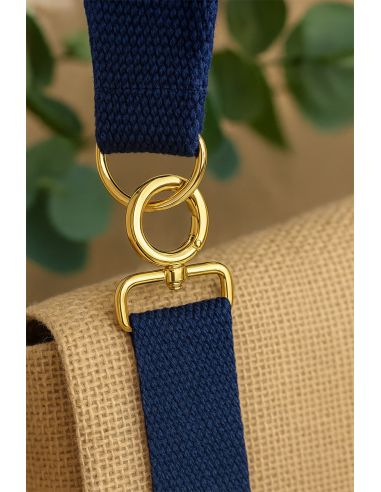 Round swivel snap hook - Gold 32 x 20 mm