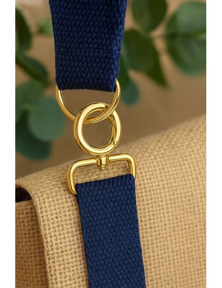 Round swivel snap hook - Gold 32 x 20 mm
