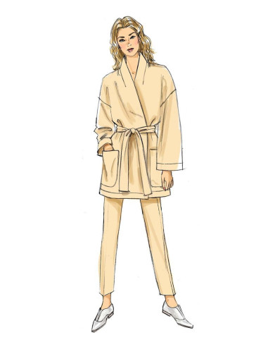 Jacket, belt, and pants pattern - Vogue 9334