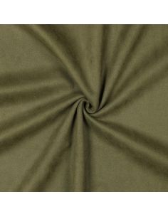 Light khaki stretch suede fabric