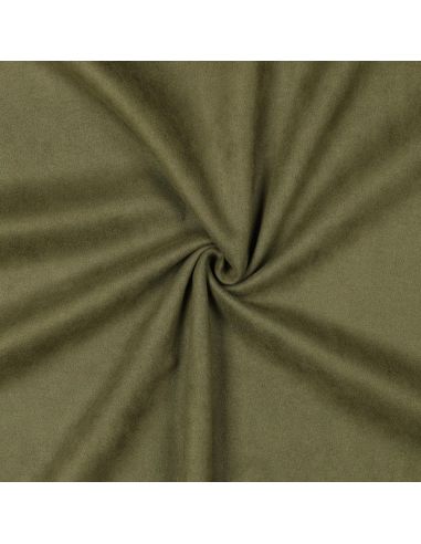 Light khaki stretch suede fabric
