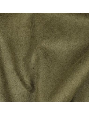 Light khaki stretch suede fabric