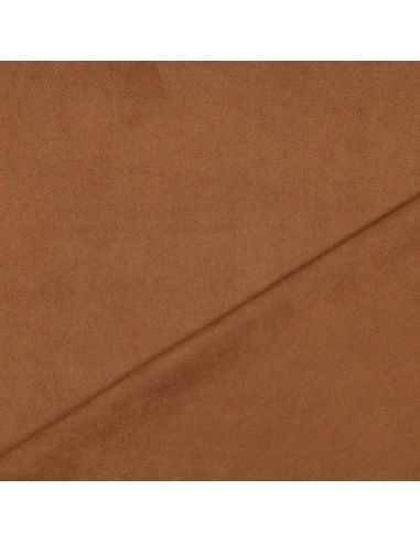 Stretch suede fabric - Camel