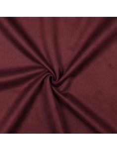 Stretch suede fabric - Bordeaux