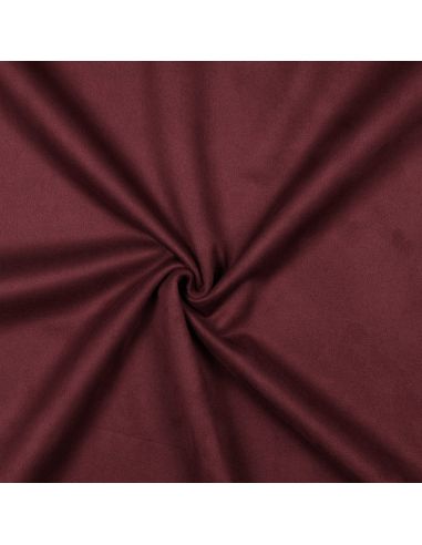 Stretch suede fabric - Bordeaux