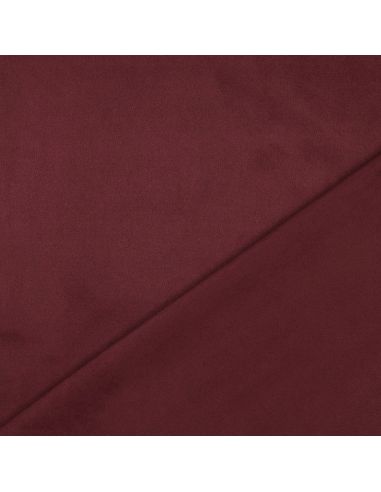 Stretch suede fabric - Bordeaux