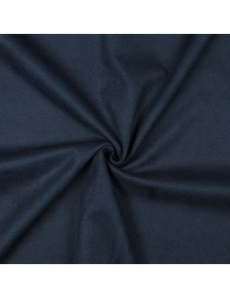 Stretch suede fabric - Navy blue