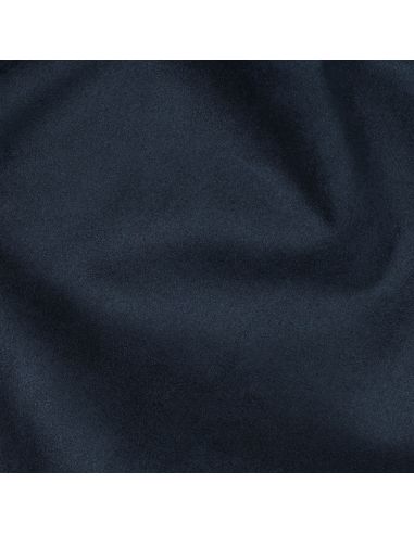 Stretch suede fabric - Navy blue
