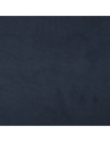 Stretch suede fabric - Navy blue