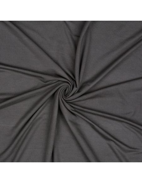 Dark gray tencel modal jersey fabric