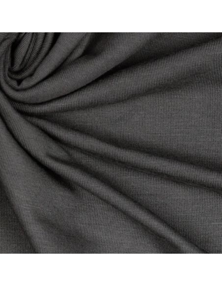 Dark gray tencel modal jersey fabric