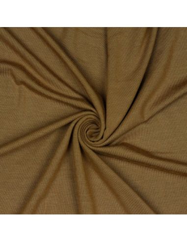 Light brown tencel modal jersey fabric
