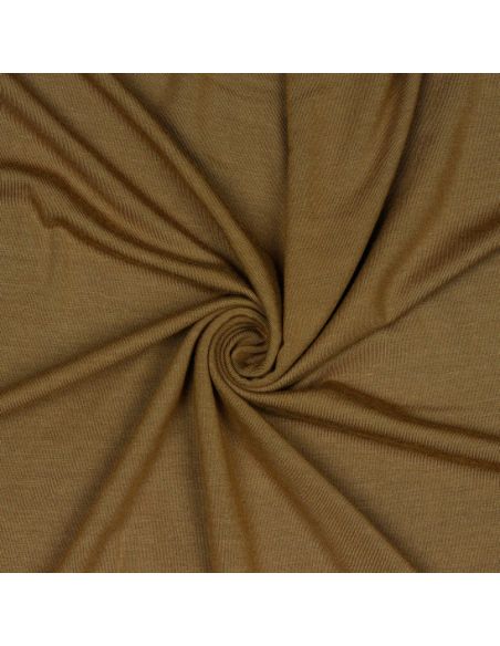 Light brown tencel modal jersey fabric